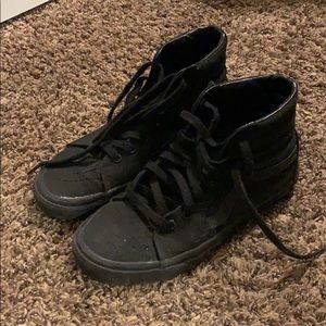 Black high top vans